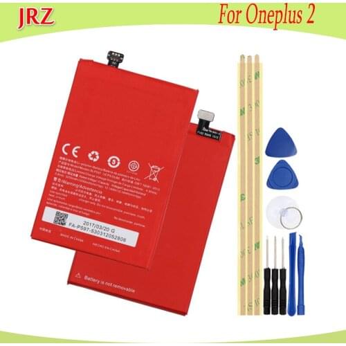 JRZ 3.8V 3200/3300mAh BLP597 battery For Oneplus 2 One Plus 2 Two phone Replacement Batteries Bateria+Tools