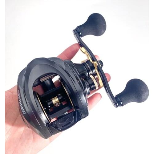 OBSESSION carp fishing baitcasting reel 6.3：1 Drag max 12.5kg Super Long Power 17.6LB Saltwater Resistant Metal fishing reel