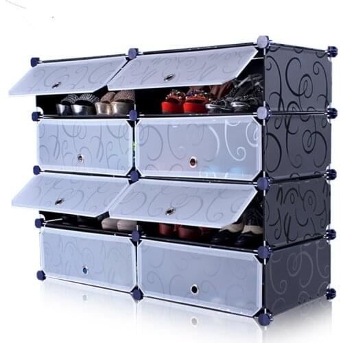 Combination of simple shoe derlook ultra-thin double shoe hanger