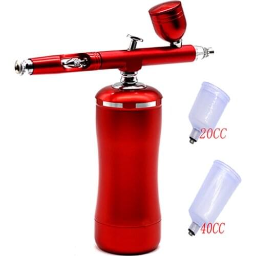 Mini Airbrush compressor Smart Kit Oxygen Infusion Apparatus Dual Action Pen Sunless Tanning Temporary Tattoo Spray Paint Tools