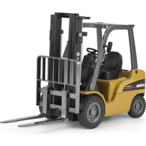 1:50 Model Engineering Car Kids Children Alloy Forklift Truck Vehicle Toy Kids Alloy and Plastic Excavator Toy