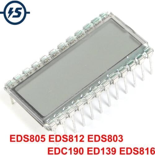 OLED LCD Display Module TN Type Digit Clock LCD Screen Glass EDS812 EDS803 ED139 EDC190 EDS816 EDS805 3/4/6 Bit