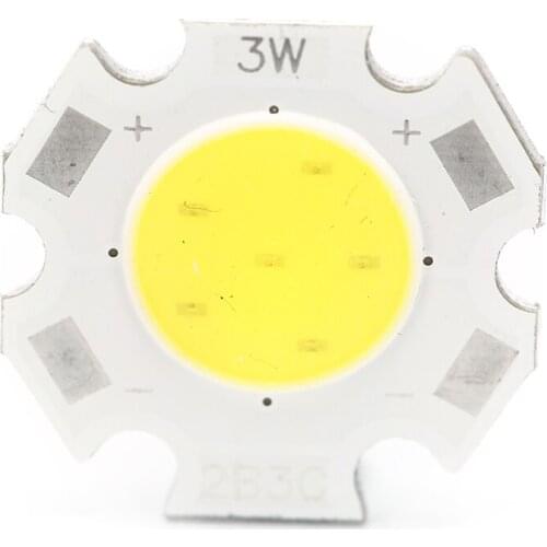 New 5Pcs/lot COB 3W LED Cob Light Source Chip 300m Spot Lights Chip On Board Bulb Ceiling Spotlight Lamp Lighting