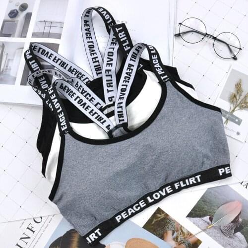 New Sports Bra For Women Gym Sexy Crop Top Bra Women Cotton Underwear Soft Comfort Tube Tops Female Brassiere Tops For Girls
