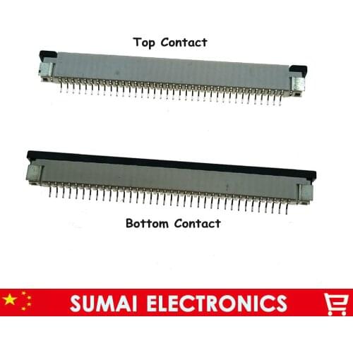 Sample, 36Pin FPC FFC connector socket,36 pin 1.0mm flex cable socket for LCD screen interface.ROHS, 36P