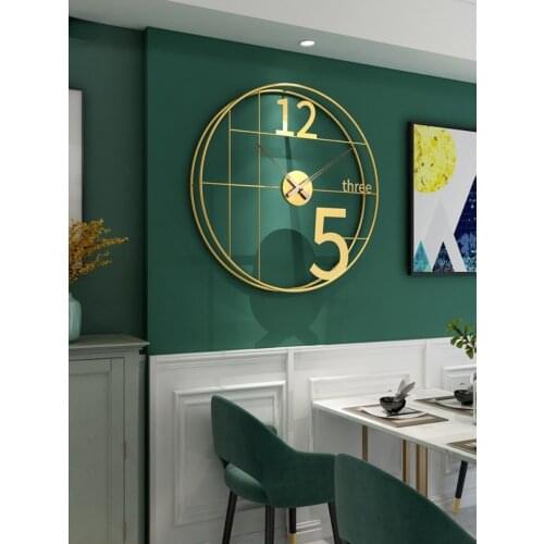 Light Luxury Fashion Wall Clock Modern Design Creative Living Room Home Decoration Nordic Wall Art Decor Kitchen Wall Clocks 50