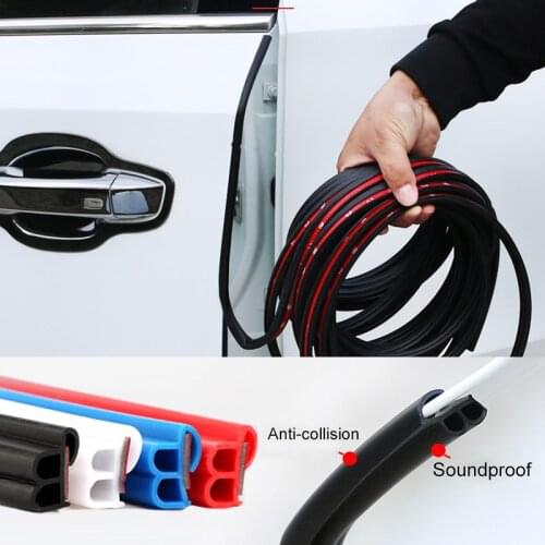 Universal Rubber Car Seal Strip Car Door Edge Guards Trim Styling Moulding Protection Strip Scratch Protector For Vehicle