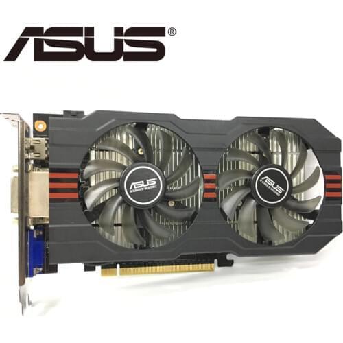 ASUS Graphics Card Original GTX 750 Ti 2GB 128Bit GDDR5 Video Cards for nVIDIA Geforce GTX 750Ti Used VGA Cards 1050 GTX750 TI