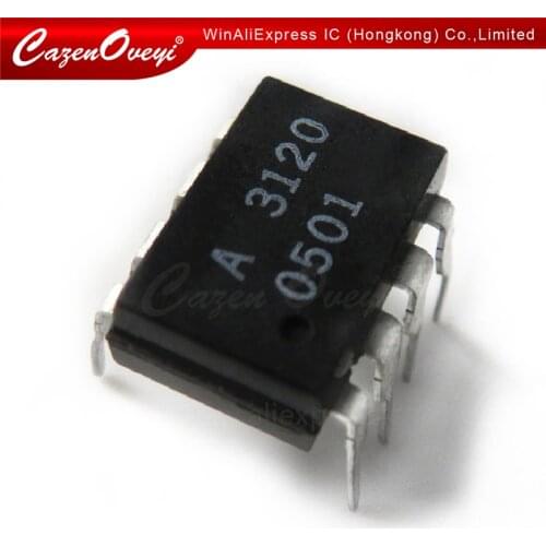 10pcs/lot HCPL3120 DIP8 HCPL-3120 DIP A3120 A 3120 DIP-8 In Stock