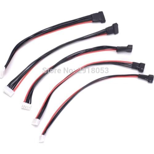 20cm 22AWG Li-Po Battery Balance Charging Extension Wire Cable cord 2S 3S 4S 5S 6S For RC Lipo battery 10pcs/lot