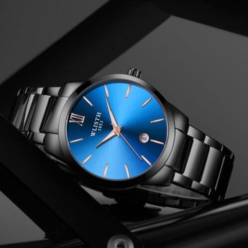 2021 New Fashion Blue Mens Watches Waterproof Luminous Quartz Wristwatch Top Brand Luxury mens watch wristwatch