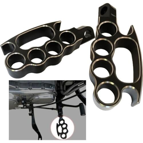 2x Flying Knuckle Foot Pegs Control Footpegs Custom XL