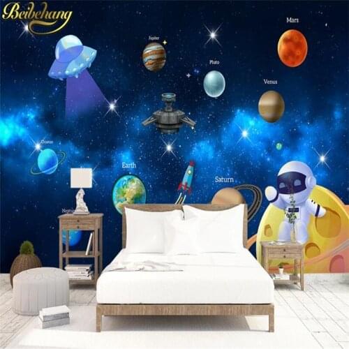 Beibehang Space station universe papel de parede 3d wallpaper for walls 3d Wall paper speed full mural wallpaper for living room