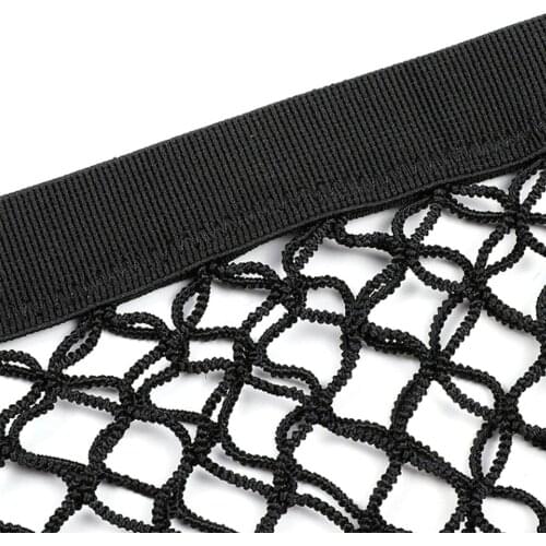Black Car Storage Net Extra Large For Boat For Caravan For Cargo Van For Magazines