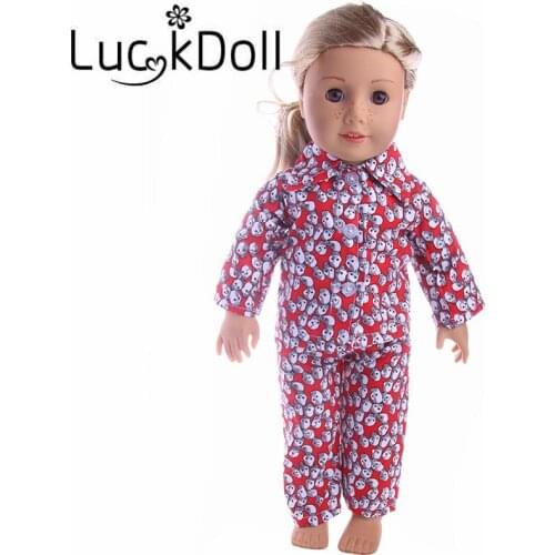 3 New arrival fashion new hand pajamas For 18 inch doll,Children best Birthday (Only clothes)