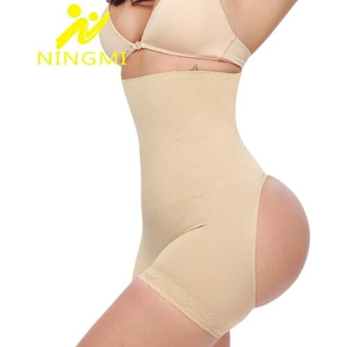 NINGMI Body Shaper butt lifter Slimming Waist Trainer Bodysuits Control Panties Underwear Women Booty Push Up body Shapewear