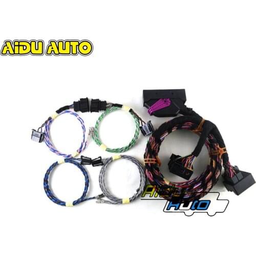 USE FOR VW Golf 6 MK6 Plug&play RNS510 Dynaudio System acoustics Wire harness Cable