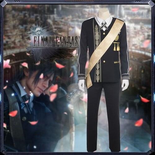 Athemis Final Fantasy XV Noctis Lucis Caelum Costume Cosplay For Men Full Set Custom Made High Quality