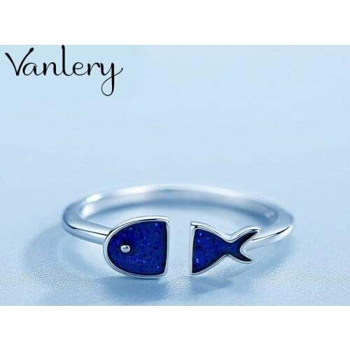 Personality Exaggerated Gothic Fish Rings For Women Charm Engagement Jewelry Girls Open Finger Knuckle Rings