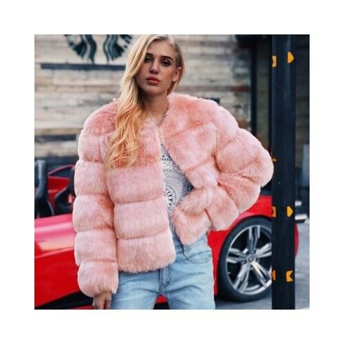 Top brand Free Women New Shipping Fashion Faux Fur Coat MT0901 high quality