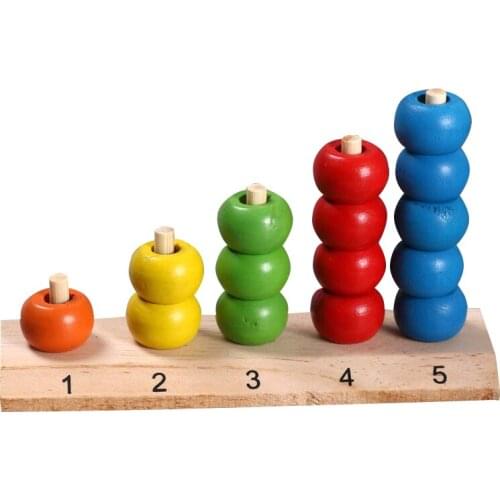 Math Toys Logarithmic Wooden Toys For Children Early Childhood Computing Frame Counting Educational Aids Montessori Education
