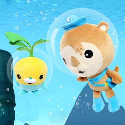 Mylb 30cm Octonauts Action Figure Toy Captain Barnacles Kwazii Cat Peso Penguin Shellington Dashi Professor Mini Model Doll Plus