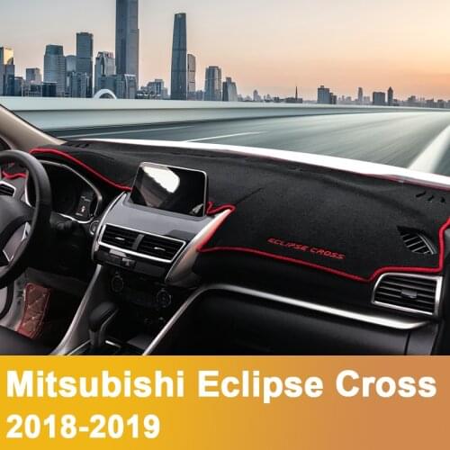 For Mitsubishi Eclipse Cross 2018 2019 LHD Car Dashboard Cover Dash Mat Non-slip Sun Shade Pad Carpets Trim Interior Accessories