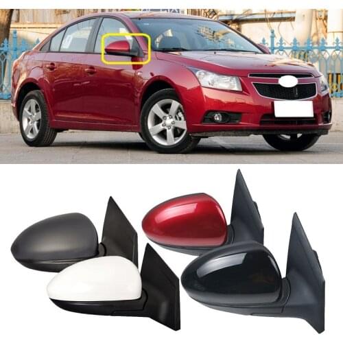 Roavia 3/5Wire Side Rear view mirror For Chevrolet Cruze 2009-2015 Outside Rearview mirror with Electric adjust + heating or not