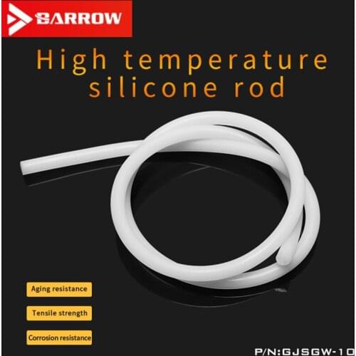 Barrow water-cooled elbow special high temperature resistant and anti-fold silicone round stick rubber strip GJSGW-10