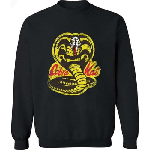 Mens Cobra Kai Snake Karate Dojo Kid Sweatshirts Hoodie Men Hip Hop Sportswear Clothing Poleron Hombre Hooded Hoody Plus Size