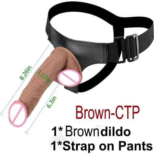 Strap On Dildo Panties for Lesbian Belt Woman Leather Underwear Sex Toy For Women Couples High Quality Adjustable Adult Sex Toy