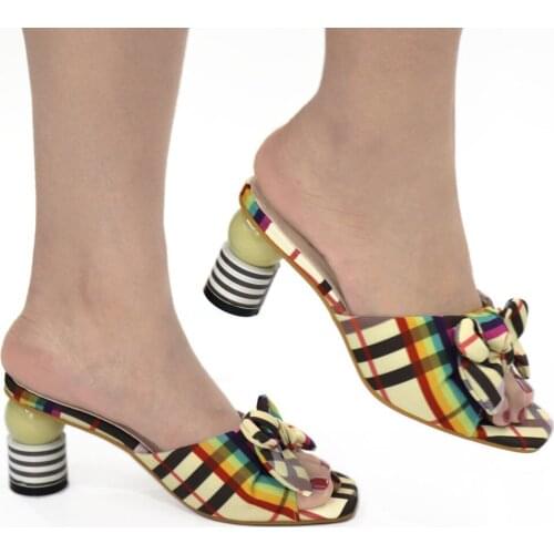Amazing Party Lady Pumps African Womens High Heel Shoes CR515 Heel 7CM
