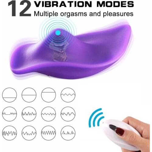 Jumpping Eggs 12 Vibration Patterns Medical Silicone Waterproof Invisible Clitoral Stimulator Sex Toys for Women Couples