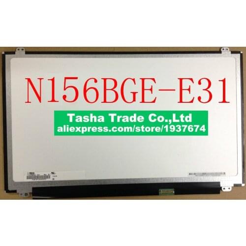 For HP TPN-C125 TPN C125 Laptop LCD Screen N156BGE-E31 1366*768 HD 30pin eDP LED Display Matrix