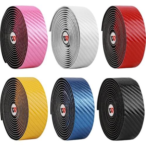 1 Pair EVA PU Bike Handlebar Tape MTB Road Bicycle Handlebar Tape Anti-slip Shock Absorption Cycling Wrap End Plug Accessories