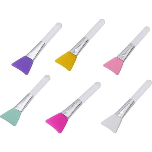 1Pc Makeup Silicone Facial Mask Brush Face Mud Mixing Cream brushes DIY Skin Care Make up Foundation Gel Tools Pincel Maquiagem