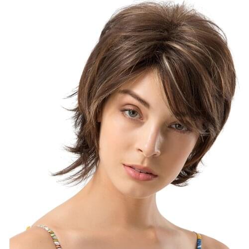 10 Inch Wigs for Women Pixie Cut Short Human Hair Wig Natural Straight Wavy