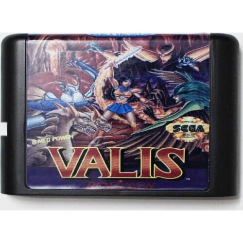 Valis 16 bit MD Game Card For Sega Mega Drive For Genesis