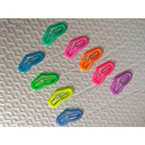 2021 3.5 CM Drop oil almond heart BB Clip Pet Hairpin Dog Accessories Hair Clip ice cream color Baby Hair water drop Clip