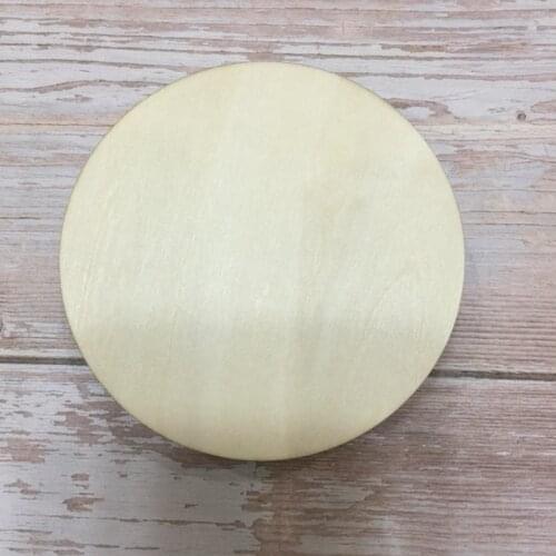 50x laser cut wood 8cm wood circle round discs natural unfinished blank wood