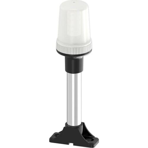 7.8inch 12-24V LED Marine Yacht Navigation Light Stainledd Steel Whtie4500K Visibility 3 Nautical Miles All-Round Boat Lamp