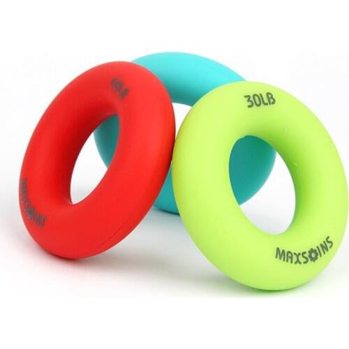 Crossfit 4 Colors Set Silicon Dynamometer Hand Expander AntiStress Portable Hand Grip Ring Carpal Finger Trainer Rehabilitation