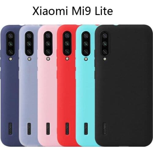For Xiaomi Mi9 lite Candy Color Case Xiaomi Mi 9 lite Back Cover For Xiaomi Mi9 lite Matte Soild color Soft Silicon TPU Cases