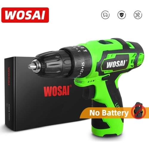 WOSAI 12V MT Series Bare Only 28NM Cordless Drill Impact Electric Drill Screwdriver 3 Function / Steel / Wood / Masonry Tool
