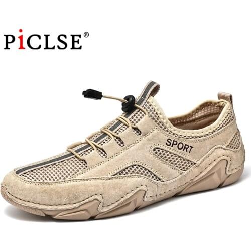Breathable Casual Leather shoes Men Loafers Comfortable Driving Shoes Men Footwear Large Size 48 Men Sneakers zapatos hombre