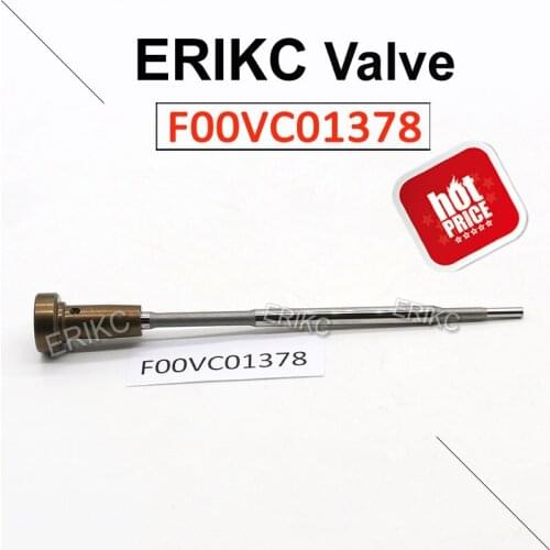 ERIKC F00VC01378 Fuel Injector Valve Assembly F 00V C01 378 Diesel Injection Pump Parts Valve For Bosch 0445110377 0445110378