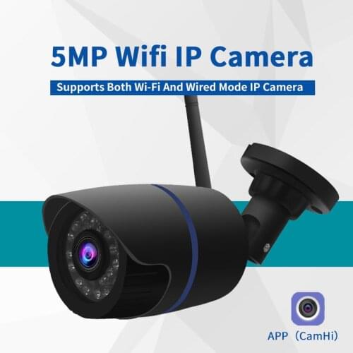IP Camera wifi 1080P CCTV Security Surveillance Outdoor Waterproof wireless home cam Support Micro sd slot ipcam 5MP Camhi