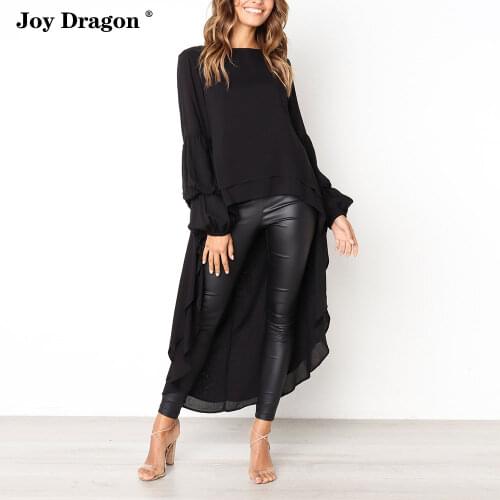 Joy Dragon Womens Chiffon Blouses