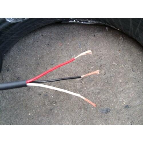 3 cored wire 3*0.3 square signal line power cord small soft outer diameter pure copper folding 22AWG