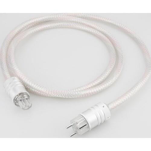 Valhalla Schuko Power Line HIFI US POWER CABLE 7N OFC Power Cord with EU Plug Amplifier CD, Decoder, Power Wire